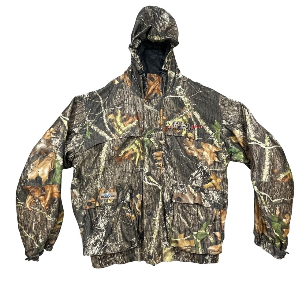 Scent Blocker Camo Northern Lite Rain Blocker Hunting Jacket Mens XL